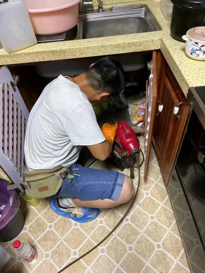 托喀依乡通下水道